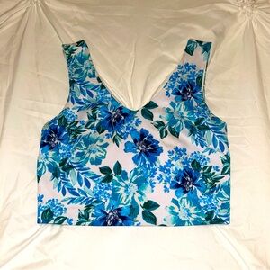Forever 21 Floral Crop